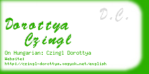 dorottya czingl business card